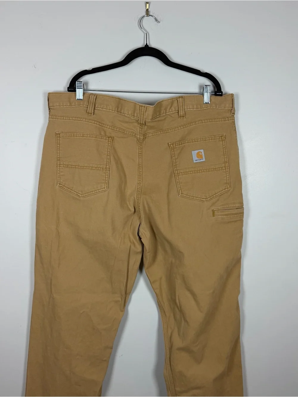 Carhartt Relaxed Straight Rigby Pant Hickory Brown Cotton Work Size 42x32